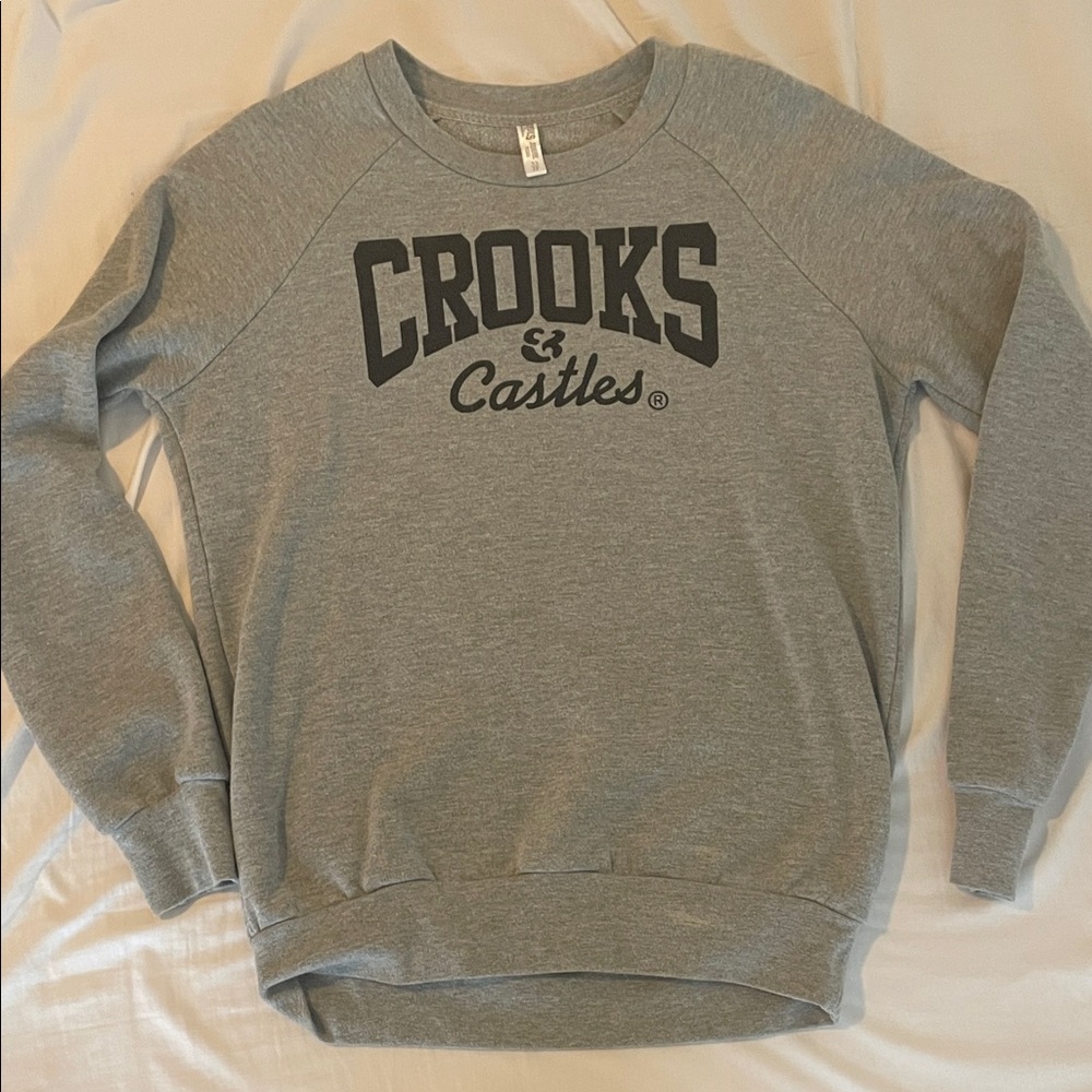 Crooks & Castles Heather Gray Sweatshirt
